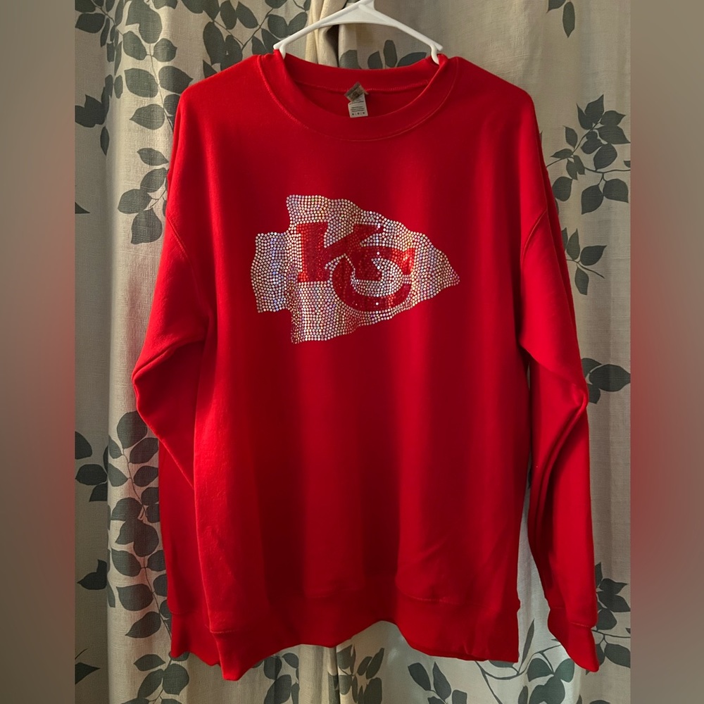 Sparkle KC Crewneck Sweatshirt Size Medium
